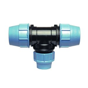 Тройник ПНД Unidelta компрессионный переходной 50х25х50 мм