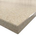 Панель стеновая для кухни искусственный камень с фаской 2400х600х12 мм gold