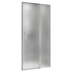 Душевая дверь Abber стекло матовое 120х195 см профиль хром 6 мм распашная (AG04120MS)