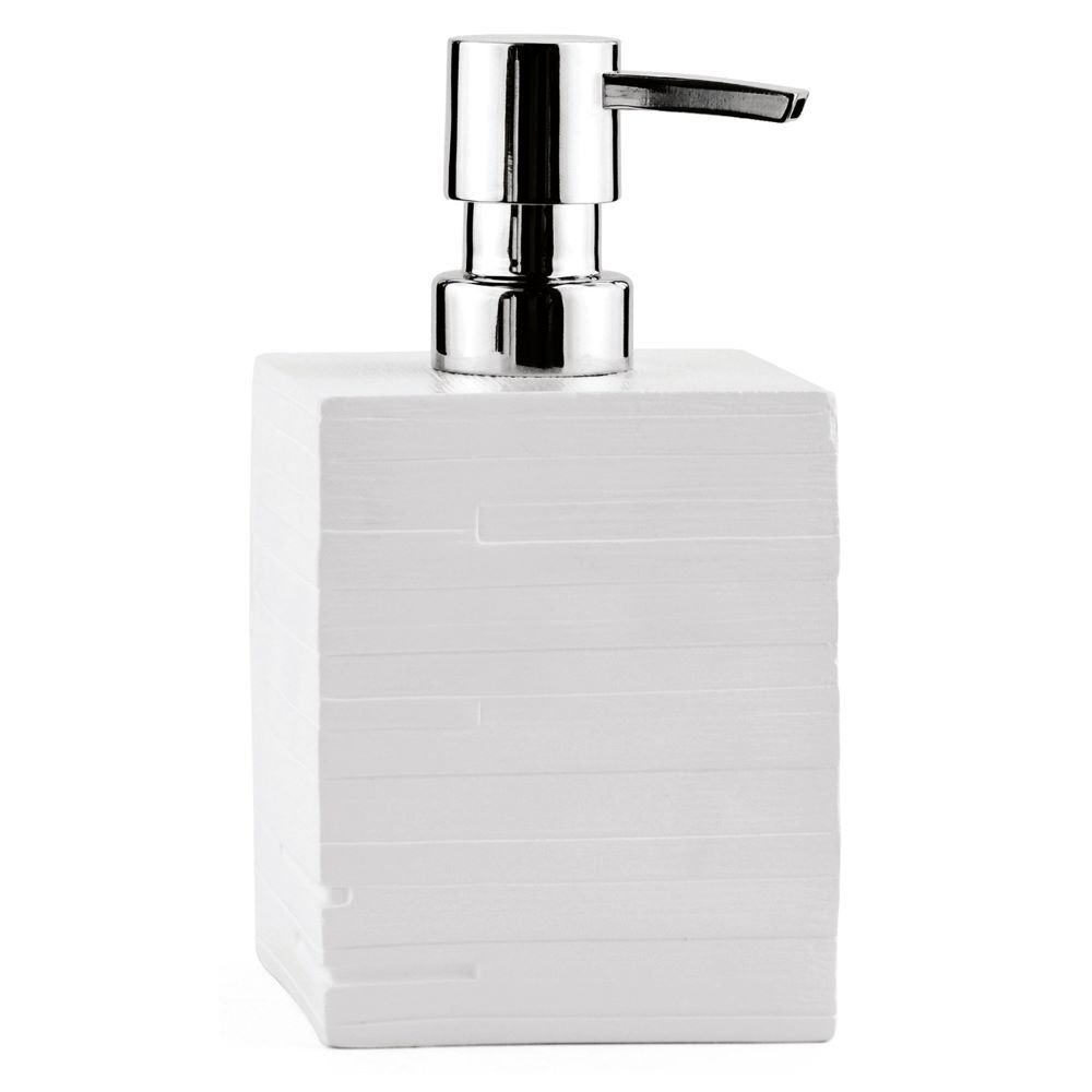 original-10521.jpg Дозатор для мыла WasserKraft Leine настольный полирезин белый (K-3899) — изображение 1