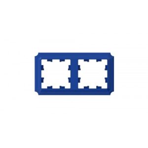 Рамка Systeme Electric AtlasDesign Antique двухместная аквамарин (ATN101102)