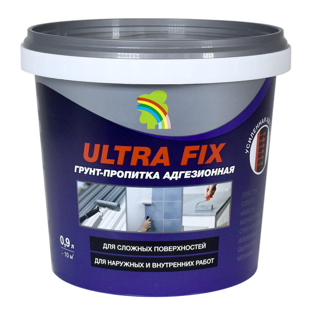 original-10627.jpg Грунт Радуга Ultra Fix глубокого проникновения адгезионный 0,9 л — изображение 1