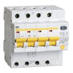 Автомат дифференциальный IEK Karat 16А 3P+N тип AC 30 мА 4,5 кА (MAD10-4-016-C-030)