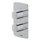 Смеситель для душа встраиваемый WasserKraft Naab термостатический с переключателем без лейки хром (8644 Thermo)