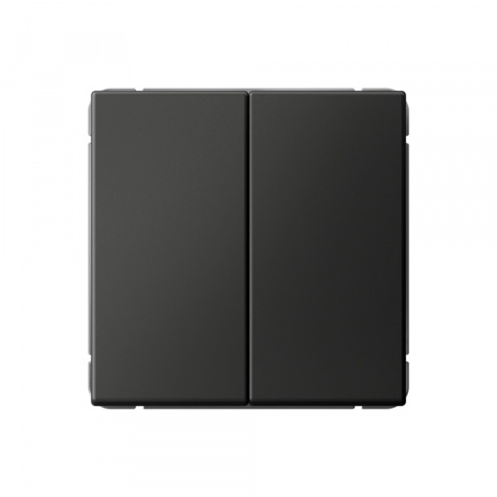 original-10759.jpg Выключатель Systeme Electric ArtGallery двухклавишный встраиваемый базальт с самовозвратом (SE GAL001417) — изображение 1