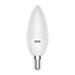 Лампа светодиодная Gauss E14 3000К 6 Вт 420 Лм 180-240 В свеча матовая