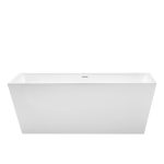 Ванна акриловая Abber 170х80 см отдельностоящая с ножками (AB9224-1.7)