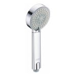 Лейка для душа WasserKraft d85 мм 3 режима без шланга пластик хром (A035)