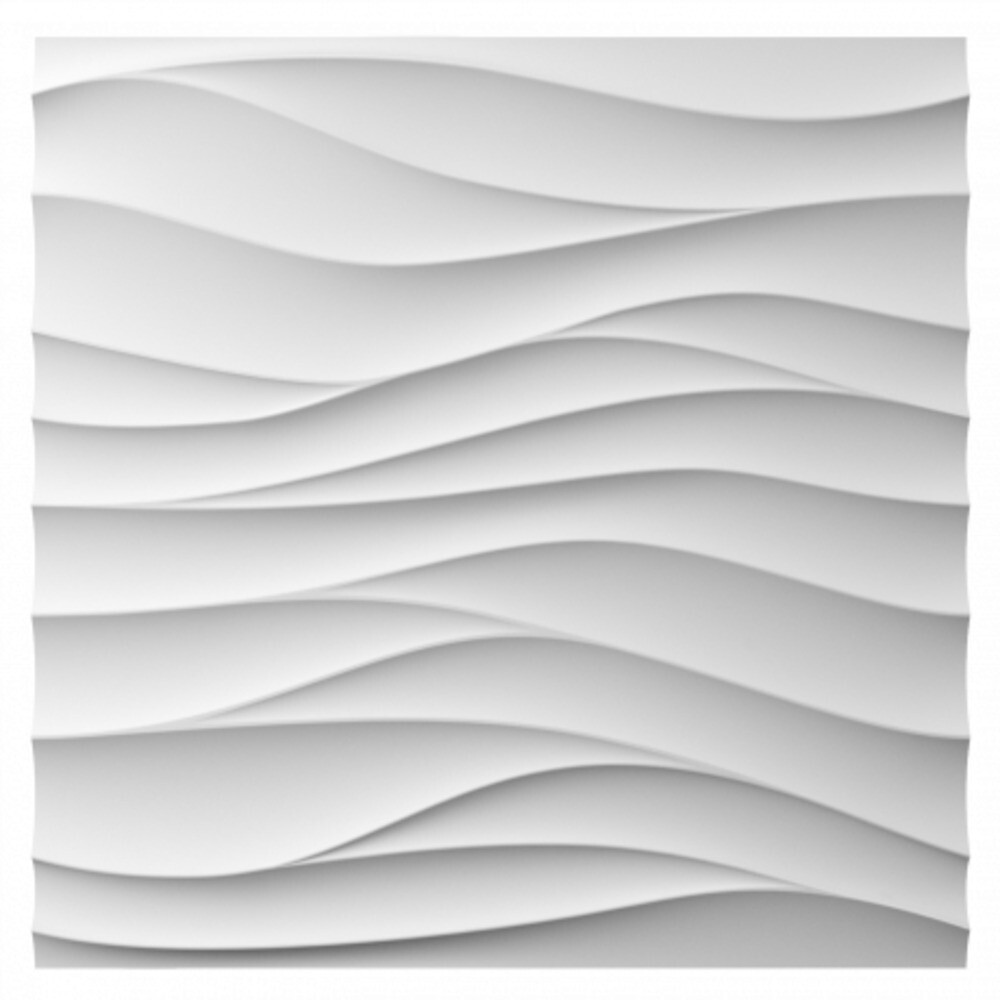 original-11065.jpg Панель декоративная из экополимера 500х500х15 мм Bello Deco Polymer СП 13 белая 0,25 кв.м — изображение 1