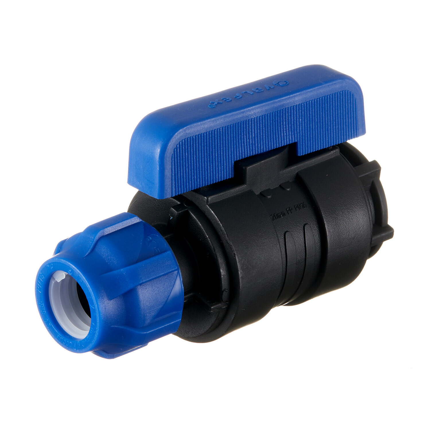 original-11082.jpg Кран шаровой ПНД Valfex компрессионный переходной 20х3/4 ВР(г) — изображение 1