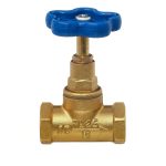 Вентиль водопроводный прямой 3/4 ВР(г) х 3/4 ВР(г) PN25 БАЗ (БАЗ.А50.20.Э.М.)