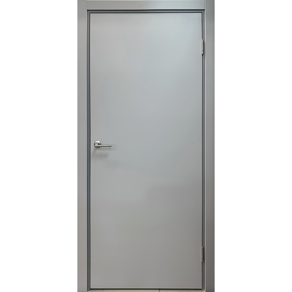 original-11218.jpg Блок дверной Kapelli Classic 600х2000 мм влагостойкий ПВХ серый 7035 глухой — изображение 1