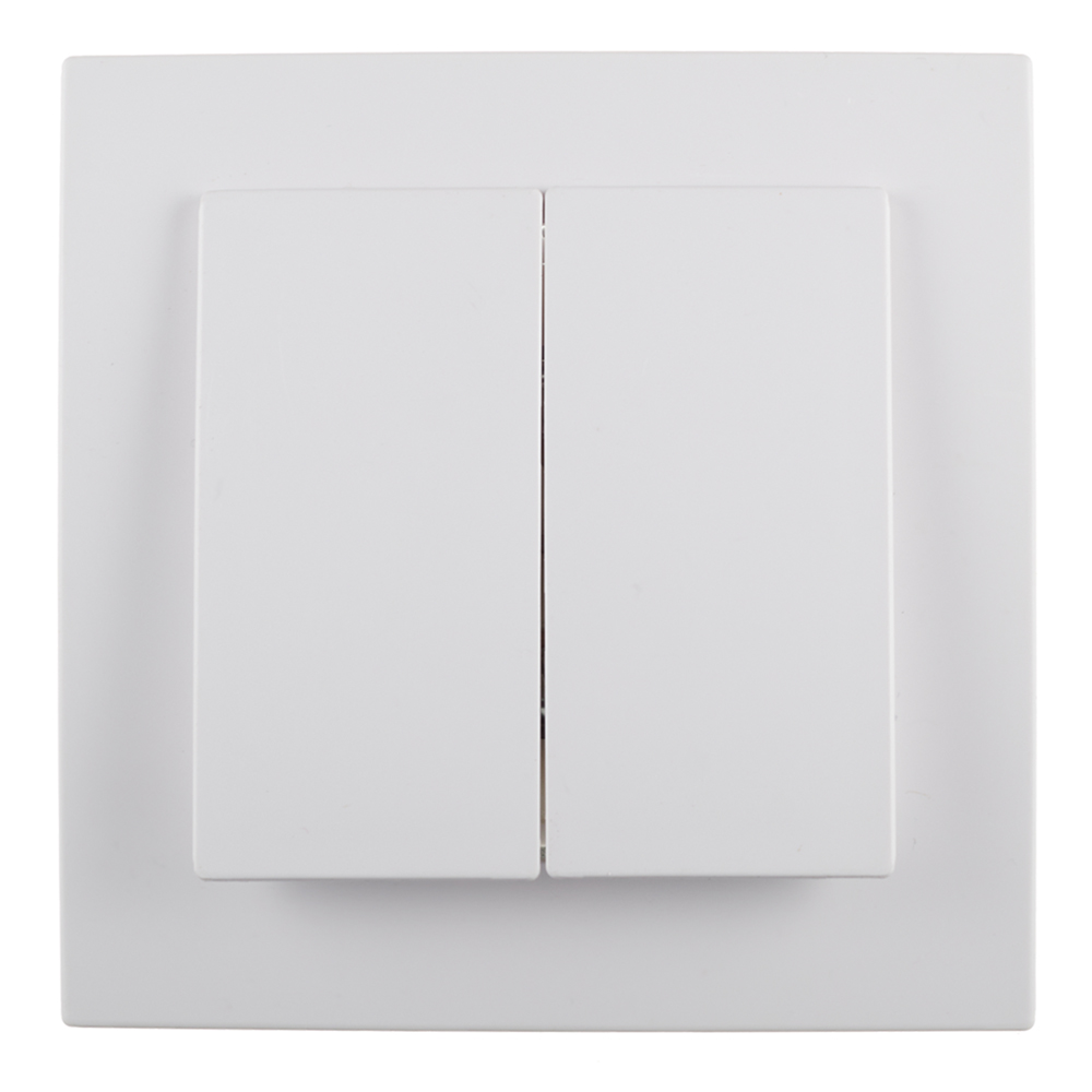 original-11275.jpg Выключатель Svet двухклавишный встраиваемый белый (0604-00101) — изображение 1