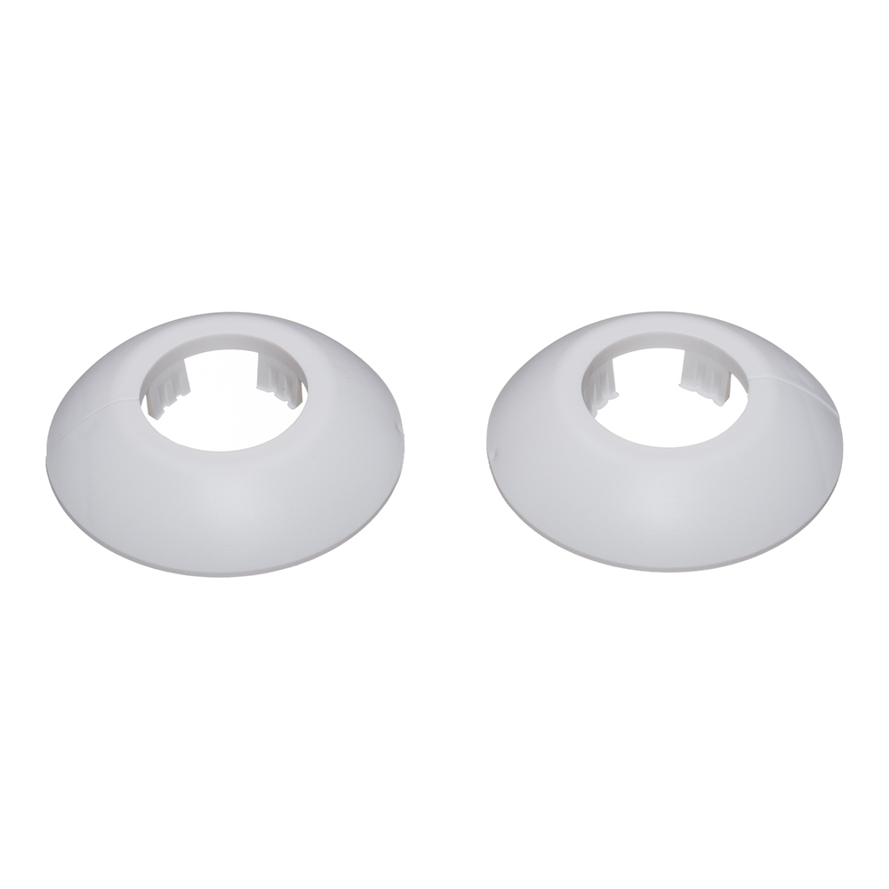 original-11328.jpg Обвод для труб ПВХ декоративный 28 мм белый матовый (2 шт.) — изображение 1