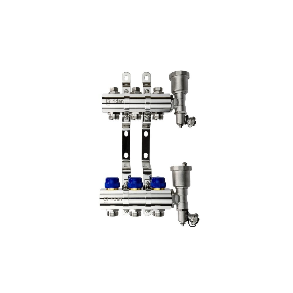 original-11754.jpg Коллекторная группа Ридан FHF-9R 1 ВР(г) х 9 выходов 3/4 НР(ш) ЕК х 1 ВР(г) — изображение 1