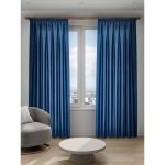 Штора блэкаут синяя 200х280 см Decofest Тринити (153.754)