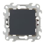 Выключатель Simon 24 Harmonie одноклавишный встраиваемый графит (2420101-038)