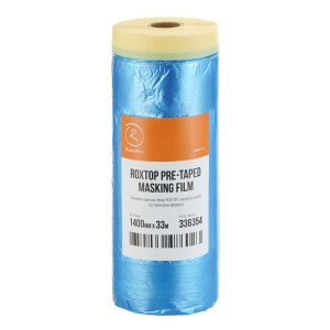 Пленка защитная RoxelPro для малярных работ с клейким краем со статическим эффектом 9 мкм 1,4х33 м (46,2 кв.м)