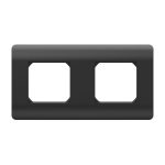 Рамка Chint NEW3-E двухместная черная (431496)