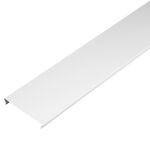Рейка сплошная S-дизайн 3 м 100АS белая матовая