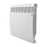 Радиатор биметаллический Royal Thermo BiLiner B 500 мм 8 секций 1" боковое подключение белый