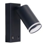 Спот настенный Arte Lamp Imai GU10 15 Вт 1 кв.м черный IP20 (A2364AP-1BK)