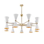 Люстра подвесная Maytoni Vesper E14 720 Вт 45 кв.м (MOD108PL-18WG)