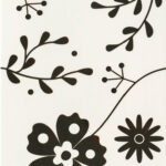 Плитка облицовочная Lavelly Skandi Flowers белая 400х200х8 мм (15 шт.=1,2 кв.м)