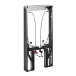 Инсталляция WasserKraft Naab 86 для биде с кнопкой черной со звукоизоляцией (86BDT.050.BL)