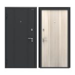 Дверь входная DoorHan Оптим Рейн левая букле - перламутр 980х2050 мм