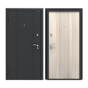 Дверь входная DoorHan Оптим Рейн левая букле - перламутр 980х2050 мм