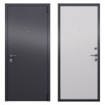 Дверь входная Torex Элегант Лайт правая букле графит - дуб белый матовый 950х2050 мм