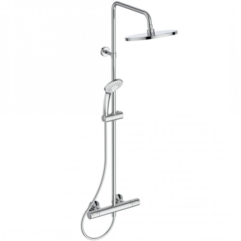 original-13444.jpg Душевая система Ideal Standard Ceratherm T25 с верхним душем с лейкой с термостатом хром (A7627AA) — изображение 1