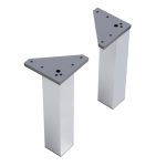 Ножки для тумбы Aquaton Сканди 20 см серебро (2 шт.) (1A222703SI000)