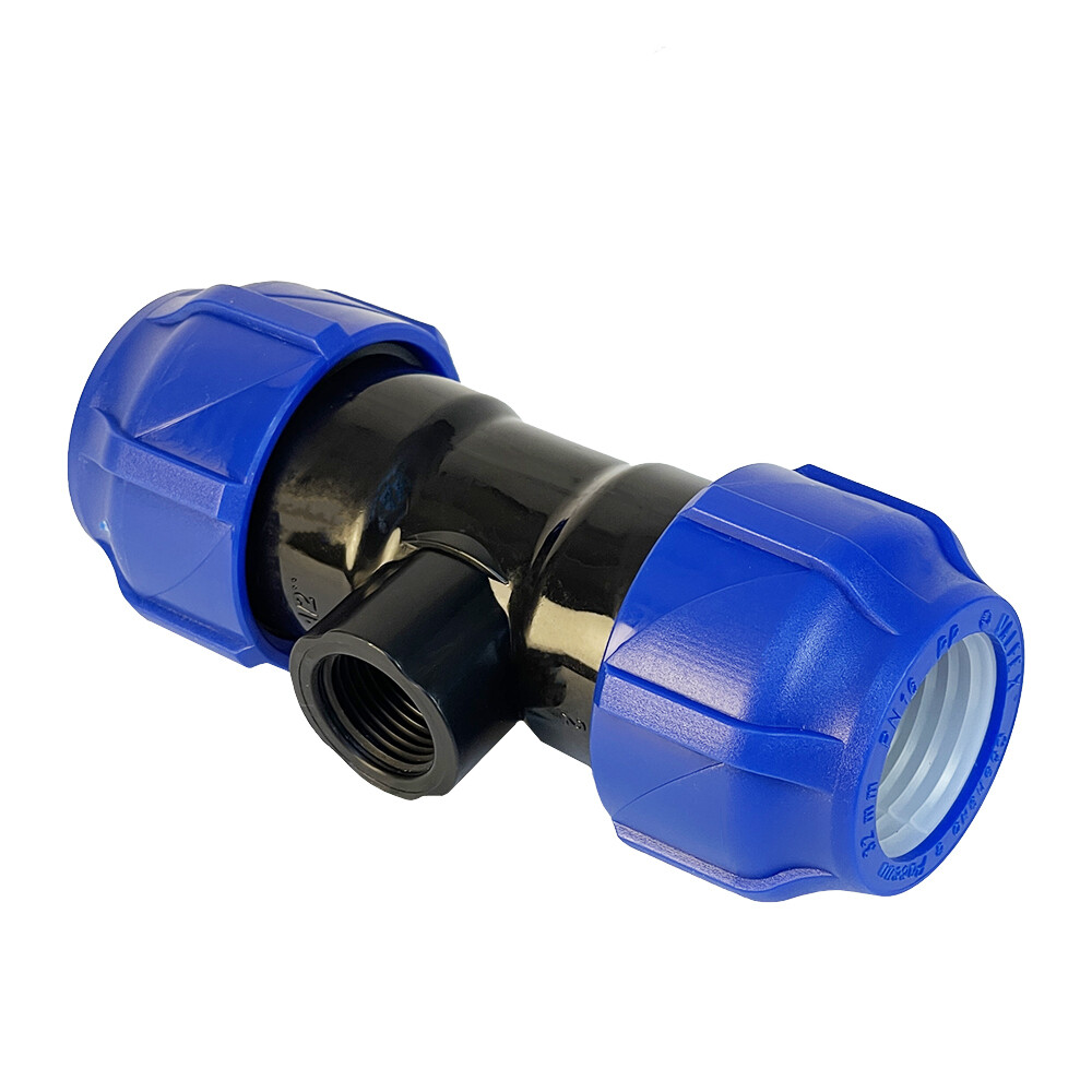 original-13594.jpg Тройник ПНД Valfex компрессионный переходной 32х32х1/2 ВР(г) — изображение 1