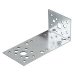 Уголок крепежный оцинкованный 50х130х65х2 мм