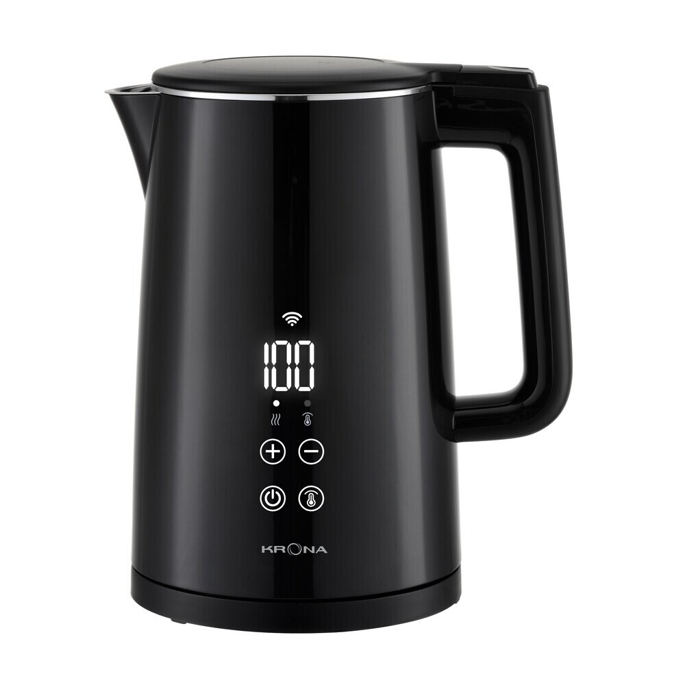 original-13723.jpg Электрический чайник Krona Digitaler Intelligent 1,5 л с регулировкой температуры черный — изображение 1