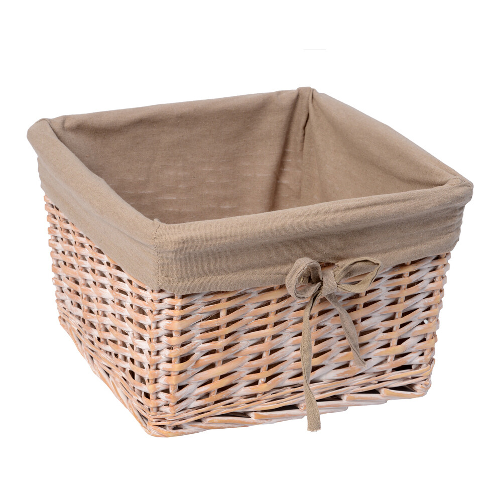 original-13778.jpg Корзина WasserKraft Kammel 270х270х180 мм 13 л бежевая (WB-180-S) — изображение 1