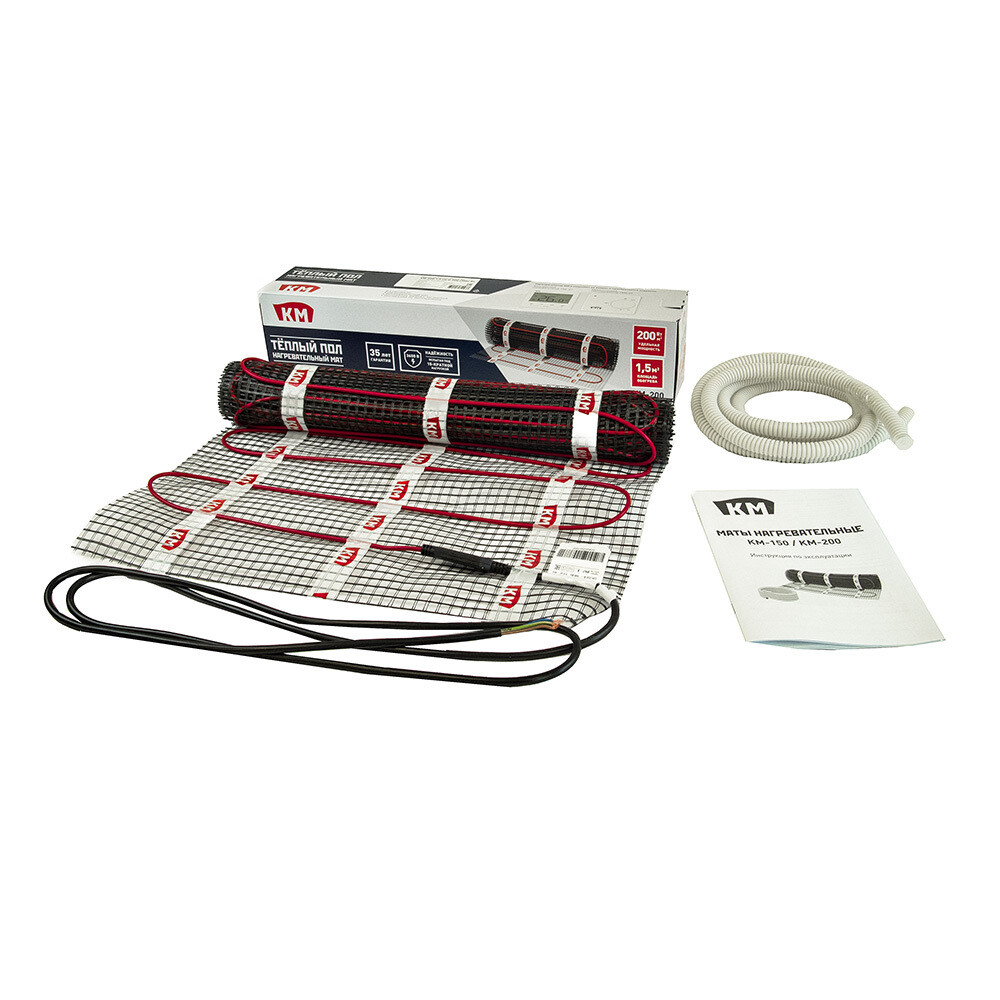 original-13779.jpg Теплый пол нагревательный мат КМ-200 1,5 кв.м 200 (300) Вт — изображение 1