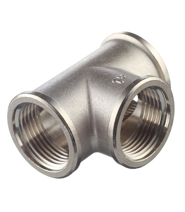 original-13900.jpg Тройник Stout 1 ВР(г) х 1 ВР(г) х 1 ВР(г) латунный (SFT-0020-000001) — изображение 1