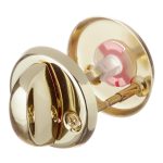 Фиксатор 2014 круглая розетка золото