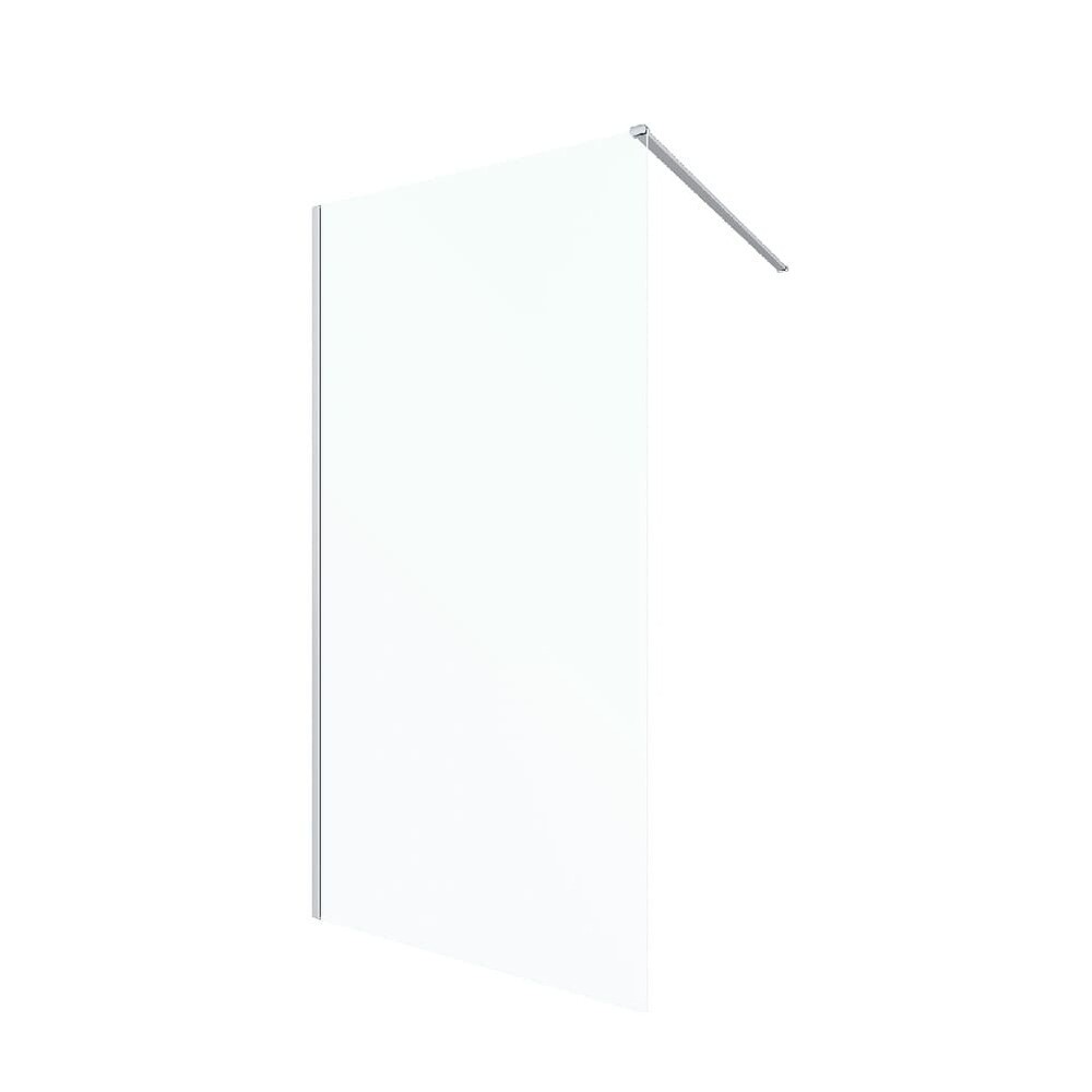 original-14203.jpg Душевая перегородка Ulitka Walk in Light серебро 80х195 см стекло прозрачное 8 мм (74104546) — изображение 1