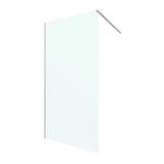 Душевая перегородка Ulitka Walk in Light серебро 100х195 см стекло матовое 8 мм (74104583)