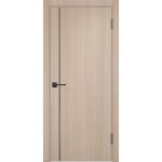 Дверь межкомнатная Милан (Вертикаль) 800х2000 мм финишпленка ясень шимо с декоративной вставкой с замком