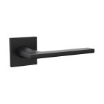 Ручка дверная Punto Main K.ARC.Q52 BL-24 квадратная розетка черная (47099)