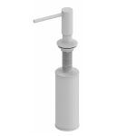 Дозатор для мыла WasserKraft 320 мл металл/пластик белый встраиваемый (K-75996)