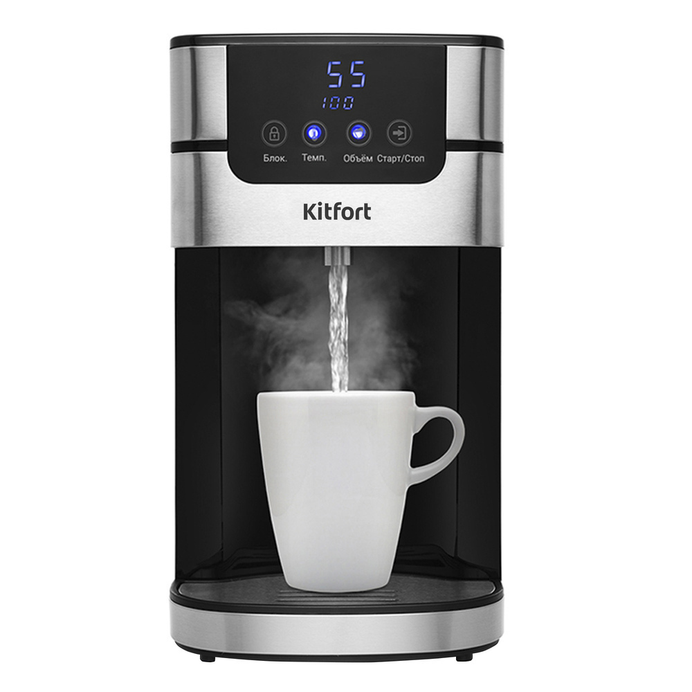 original-14652.jpg Термопот Kitfort KT-2501 4 л серебристый — изображение 1