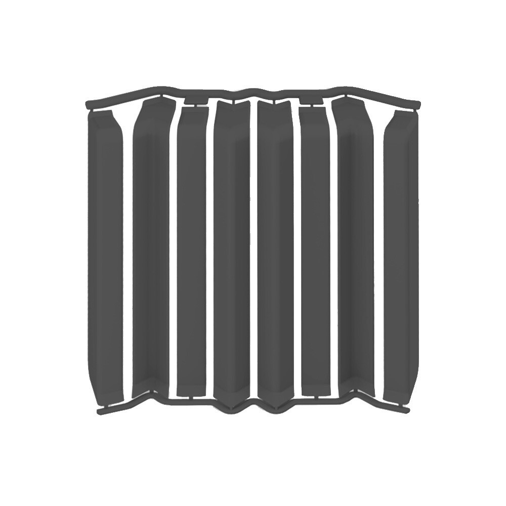 original-147.jpg Накладка для прямоугольного плинтуса Ideal Дюра 80 мм графит (8 шт.) — изображение 1