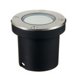 Светильник тротуарный встраиваемый Feron черный GU5.3 7 Вт IP65 (11856)