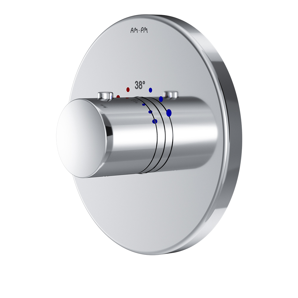 original-14901.jpg Смеситель термостатический для душа без излива AM.PM Like с переключателем без лейки (F8075500) — изображение 1